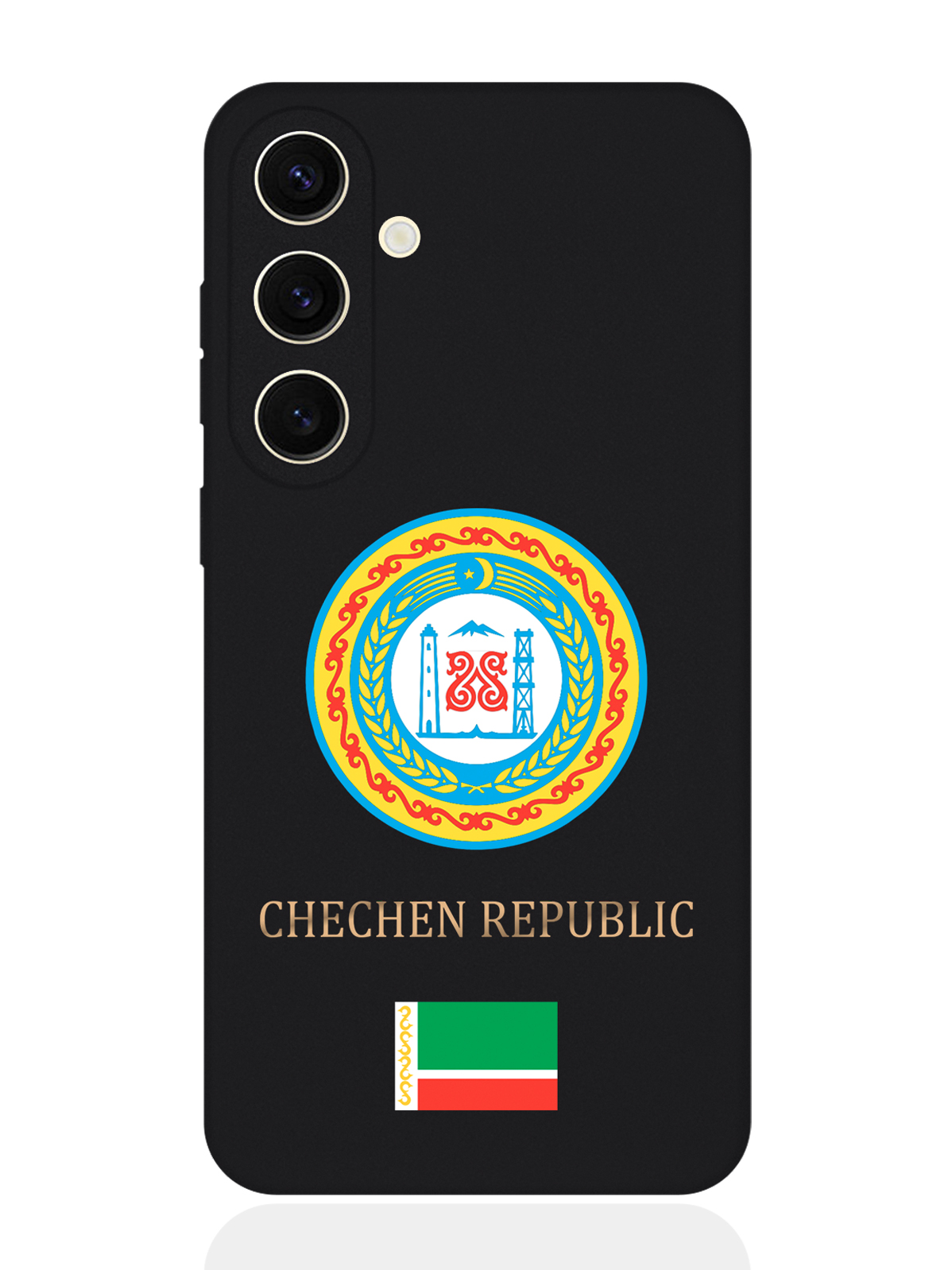 

Чехол SignumCase для Samsung S24 Герб Чечни, Разноцветный, Samsung