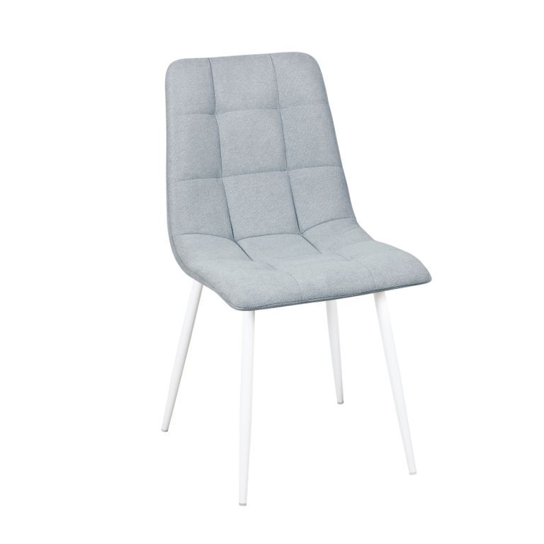 фото Стул империя стульев чили white голубой wx-211 (grey blue fabric)