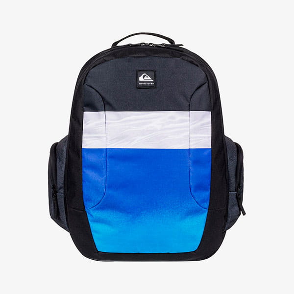 

Рюкзак мужской Quiksilver Schoolie 30L черный, синий, белый, Schoolie 30L