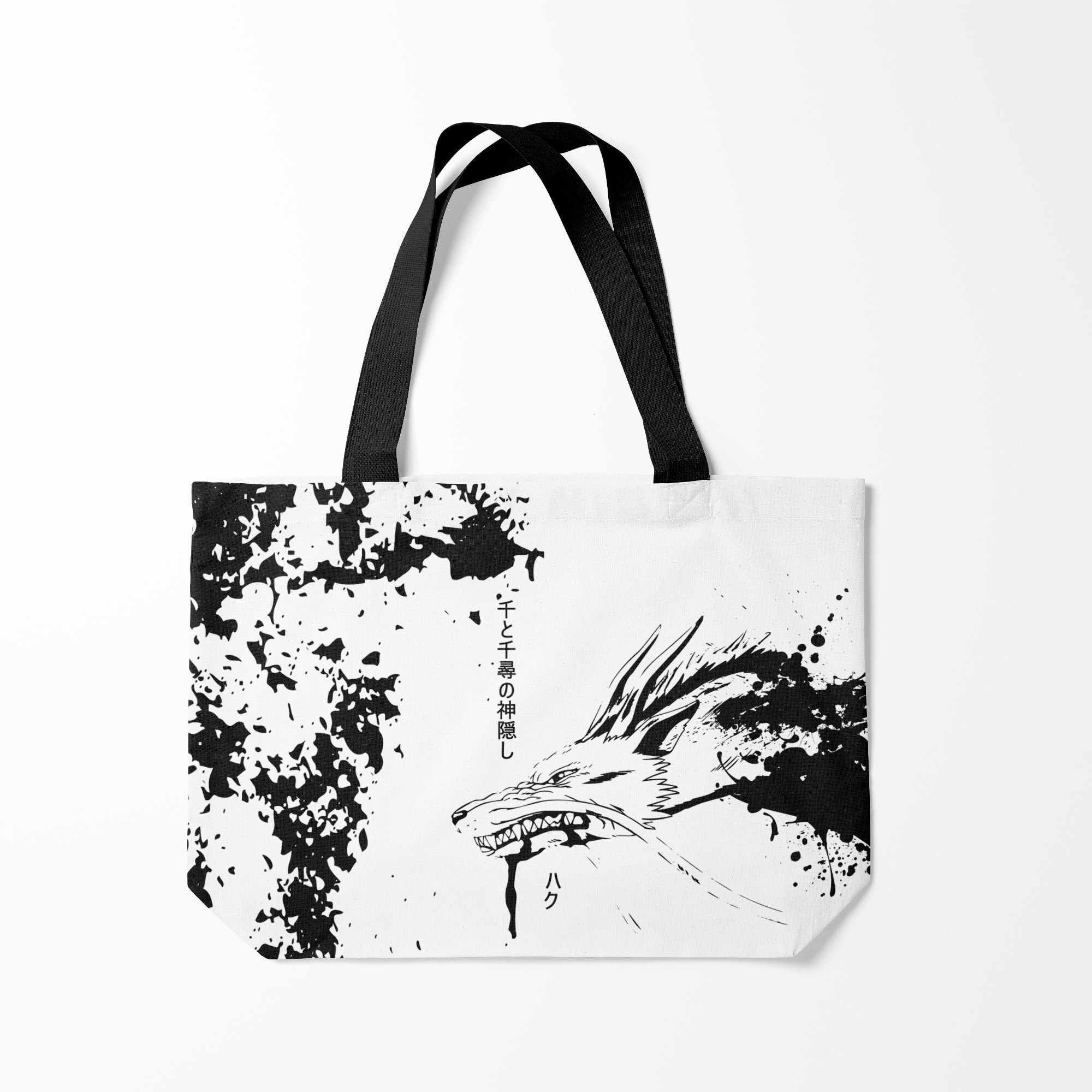 

Сумка шoппер унисекс Burnettie Dragon Haku, белый, Dragon Haku
