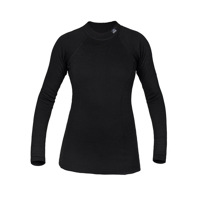 фото Термобелье женское satila футболка с длинным рукавом hopen черная m (46-48)