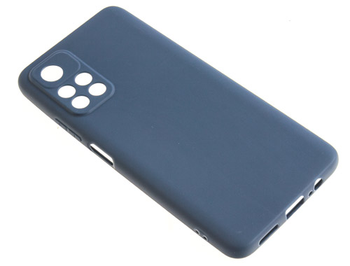 фото Силиконовый чехол tpu case матовый для xiaomi redmi note 11 5g синий nobrand