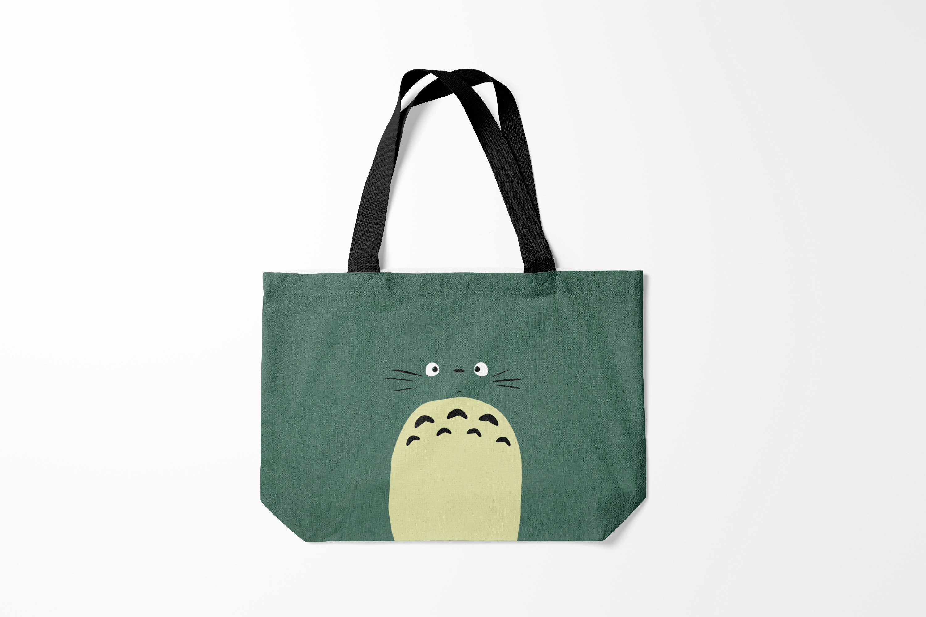 

Сумка шoппер унисекс Burnettie Тоторо totoro, зеленый, Тоторо totoro