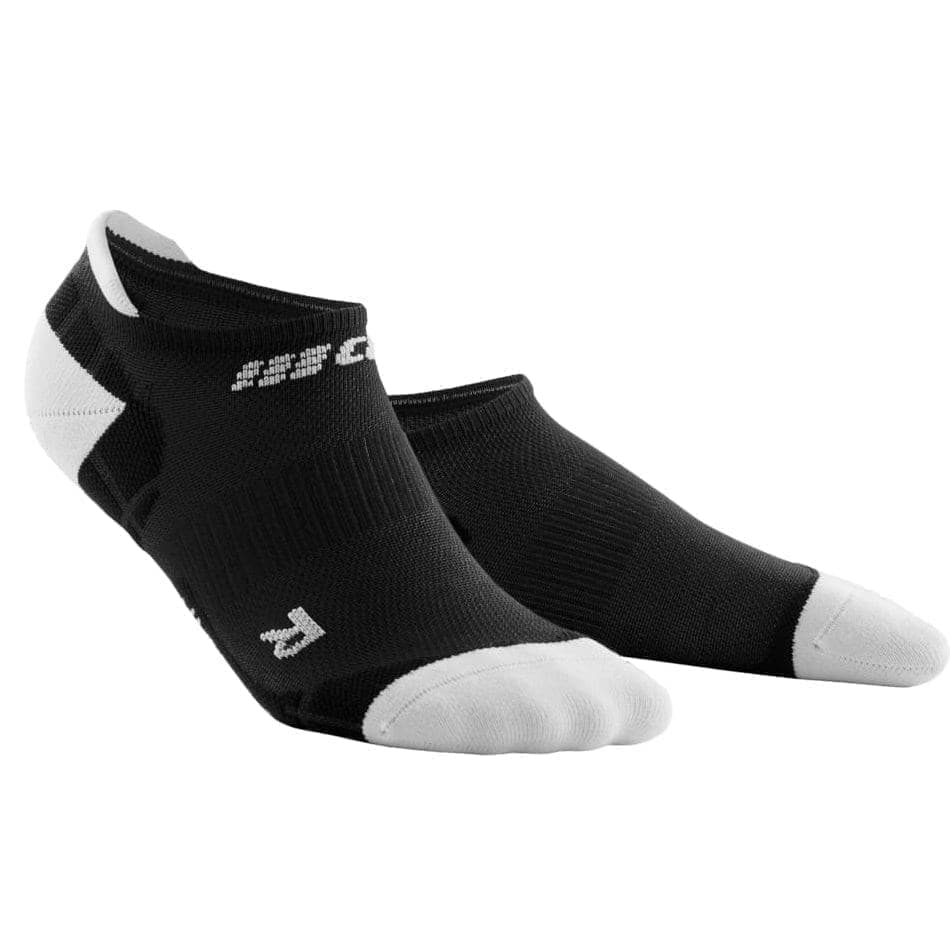 фото Cep c0uum компрессионные ультракороткие носки для бега ультратонкие черный/белый 3