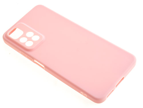 фото Силиконовый чехол tpu case матовый для xiaomi redmi note 11 pro пыльно-розовый nobrand