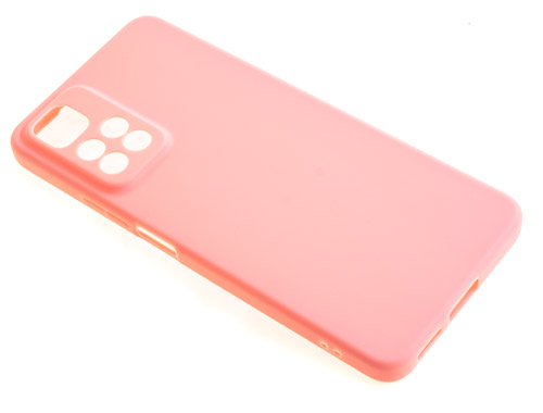 

Силиконовый чехол TPU Case матовый для Xiaomi Redmi Note 11 Pro розовый