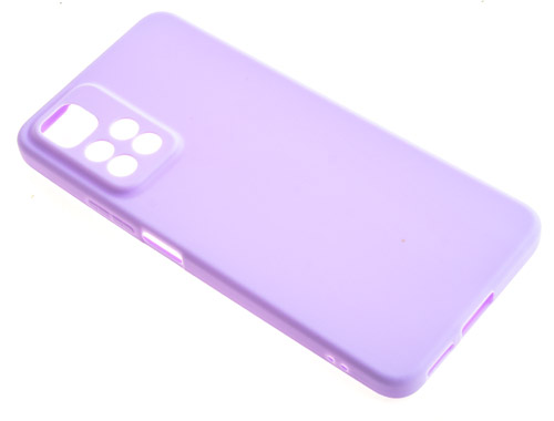 

Силиконовый чехол TPU Case матовый для Xiaomi Redmi Note 11 Pro сиреневый, Фиолетовый