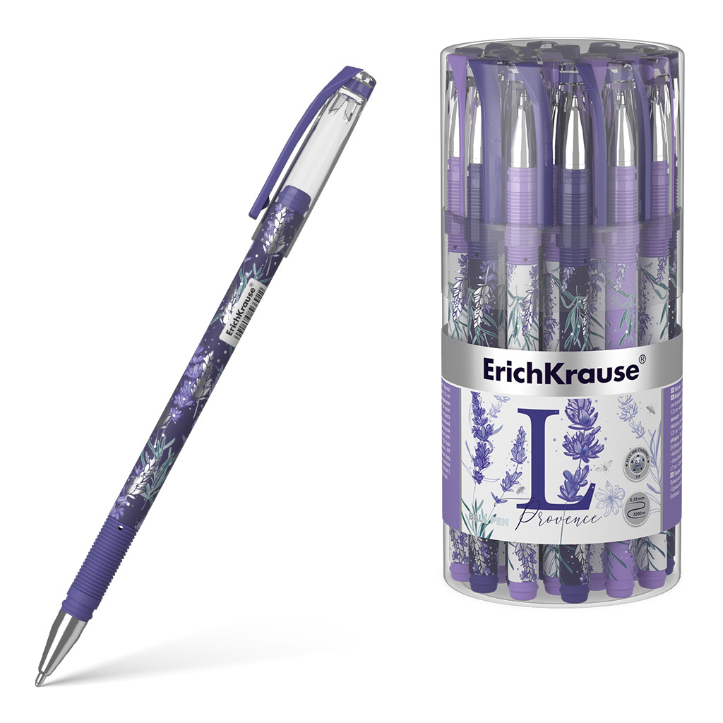

Ручка шариковая richKrause ColorTouch Stick Lavender 56692 0,7 цвет синий, 24 штуки