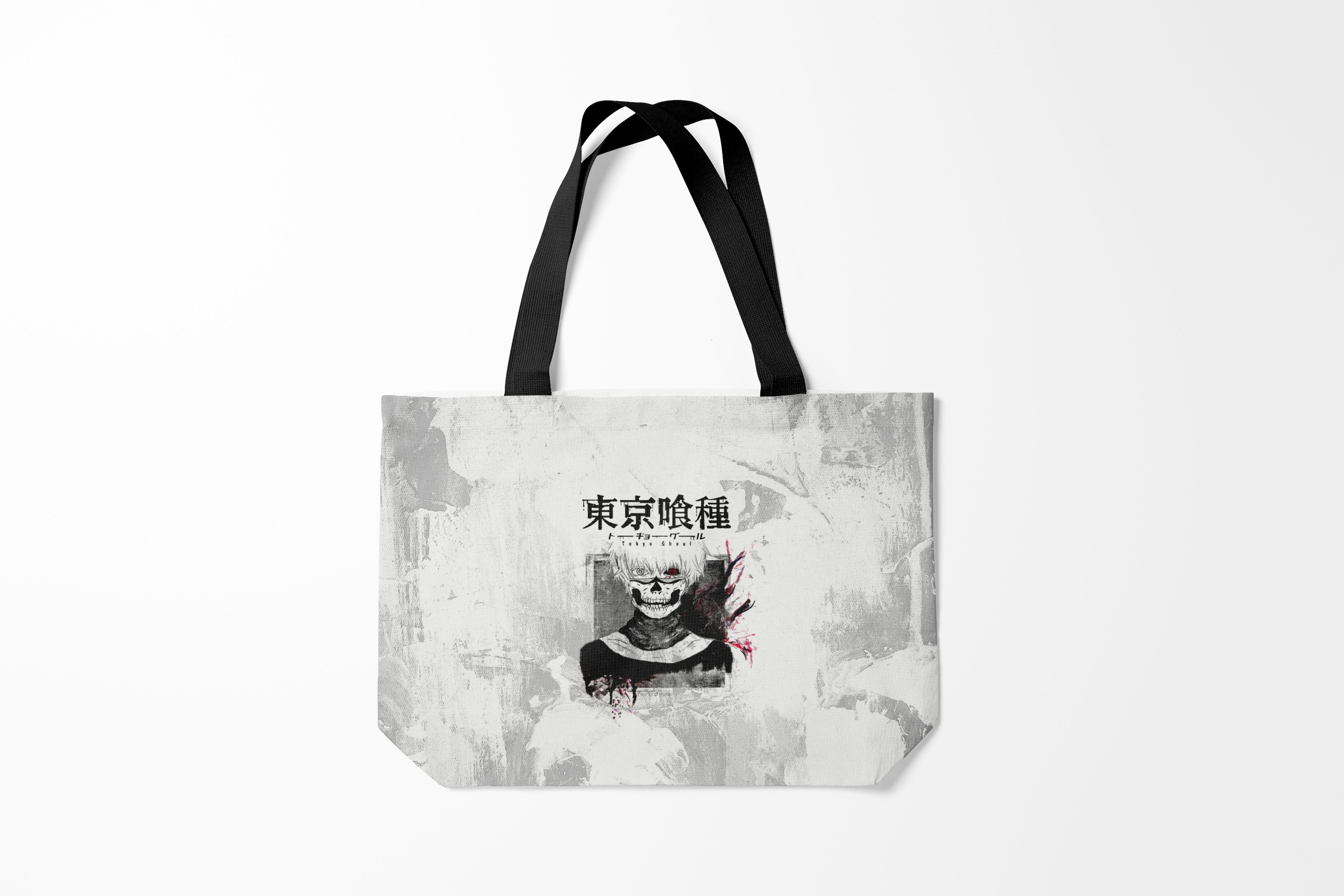 

Сумка шoппер унисекс Burnettie Токийский Гуль Канеки Кен Kaneki Ken, серый, Токийский Гуль Канеки Кен Kaneki Ken