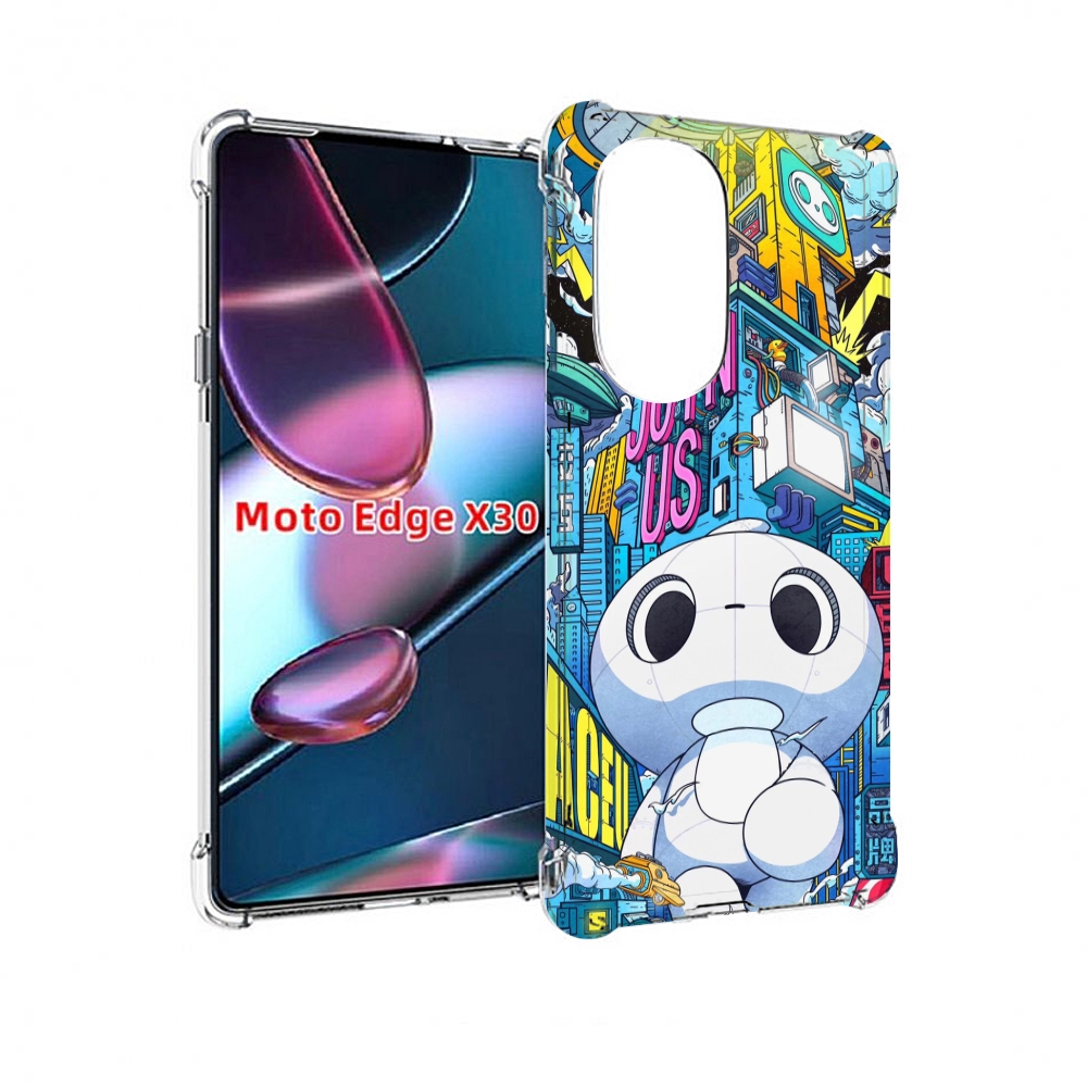 

Чехол MyPads FaceU для Motorola Moto Edge X30, Прозрачный, Tocco