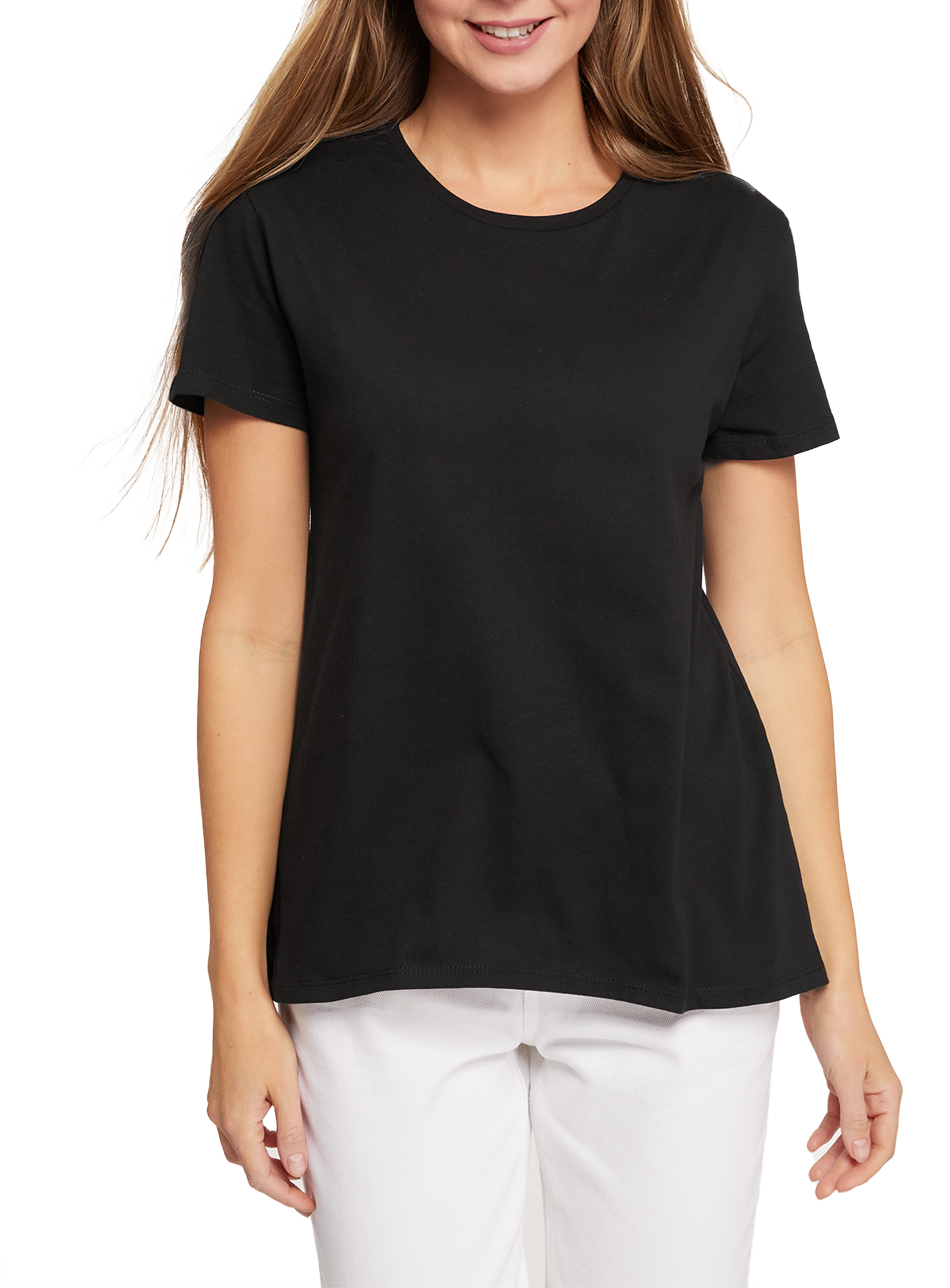 

Футболка женская oodji 14701119 черная 2XL, 14701119