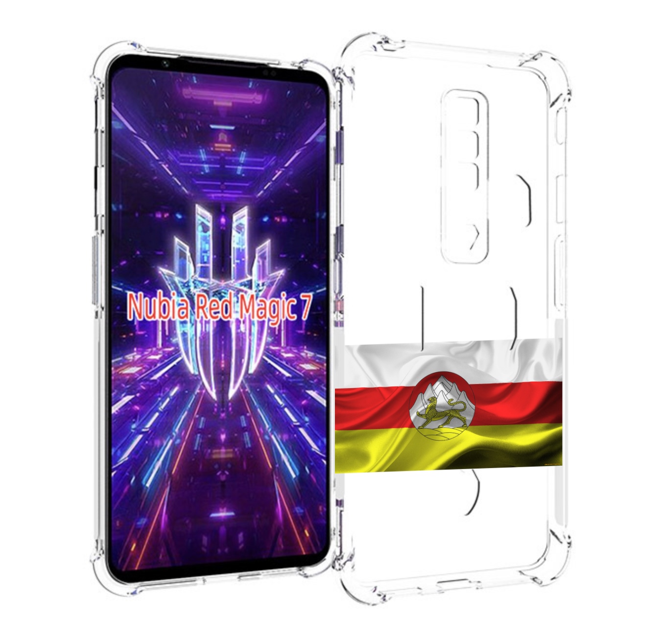 

Чехол MyPads герб флаг южная осетия-1 для ZTE Nubia Red Magic 7, Прозрачный, Tocco