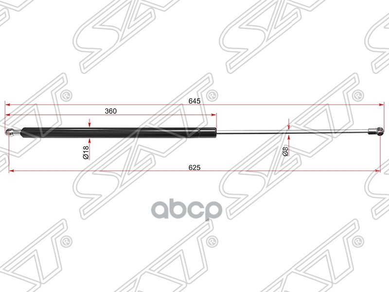 

Амортизатор Крышки Багажника Mercedes-Benz M-Class W166 11- (Lh/Rh) Sat арт. ST-A166980196