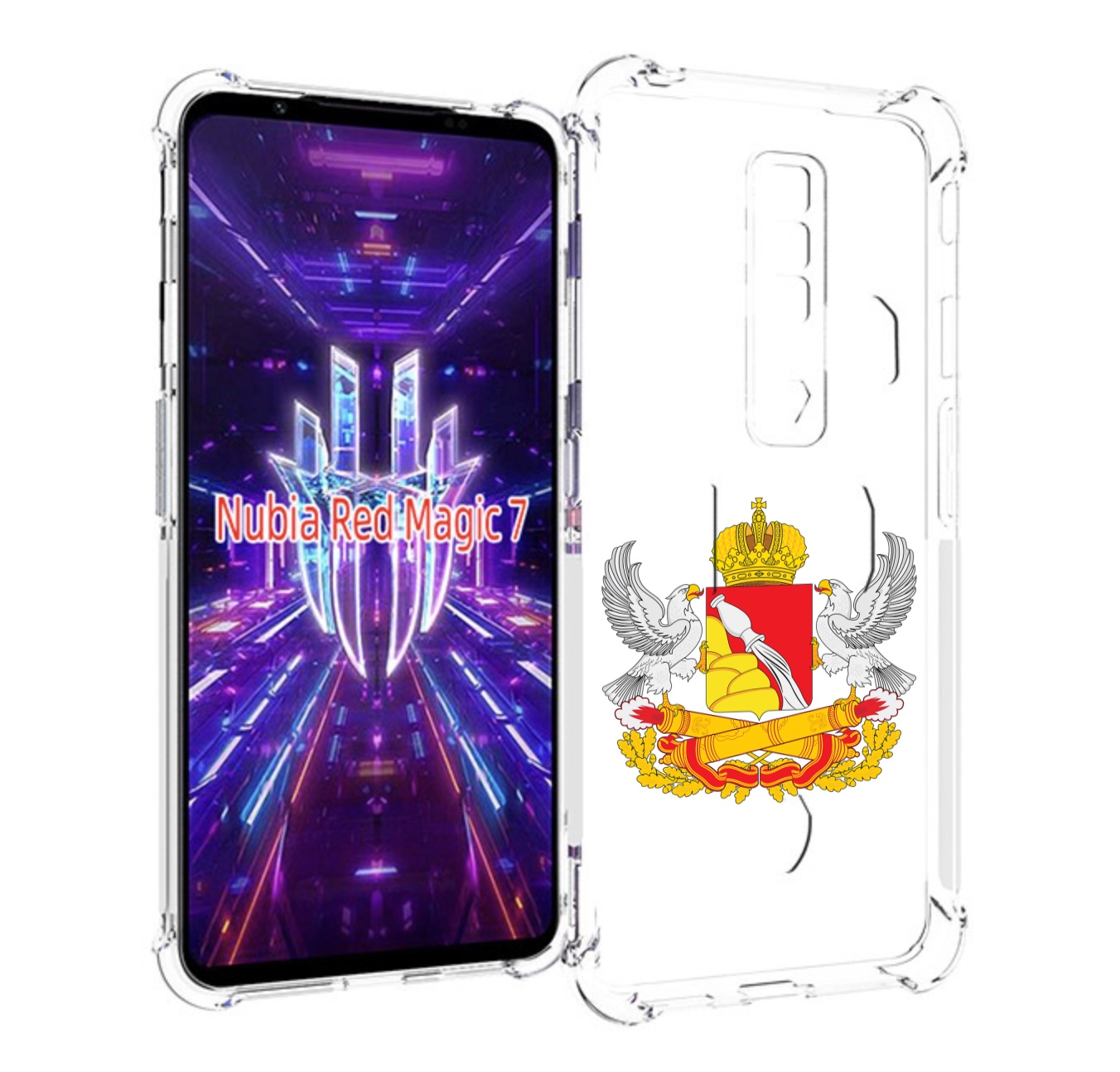 

Чехол MyPads герб-воронежскои-области для ZTE Nubia Red Magic 7, Прозрачный, Tocco