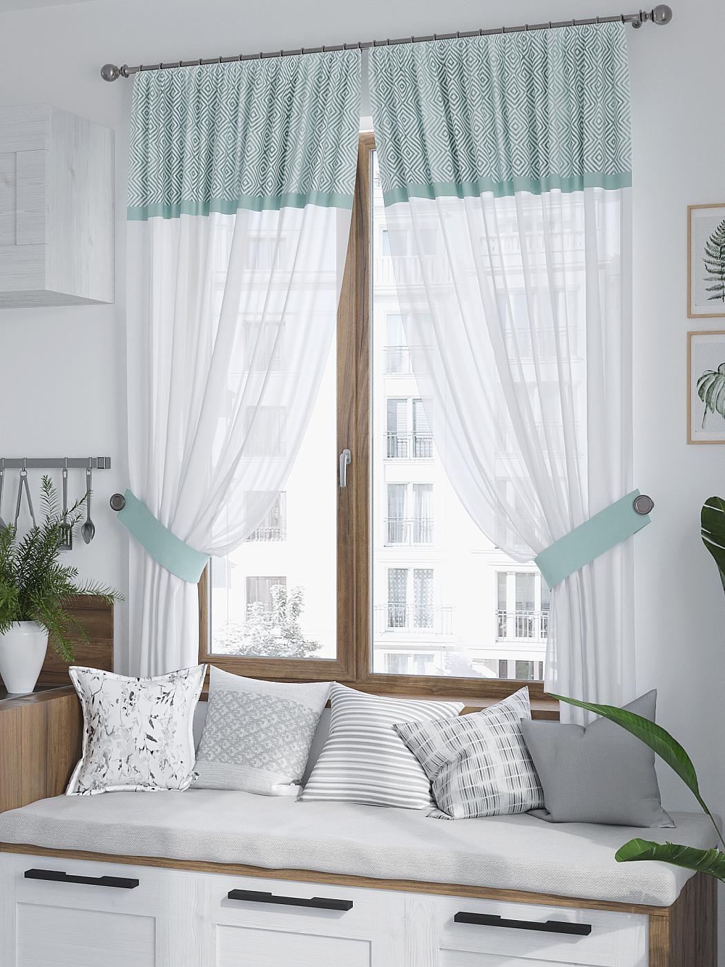 

Комплекты штор AT HOME / шторы в комнату 150х180 см / Бринторс, 529196