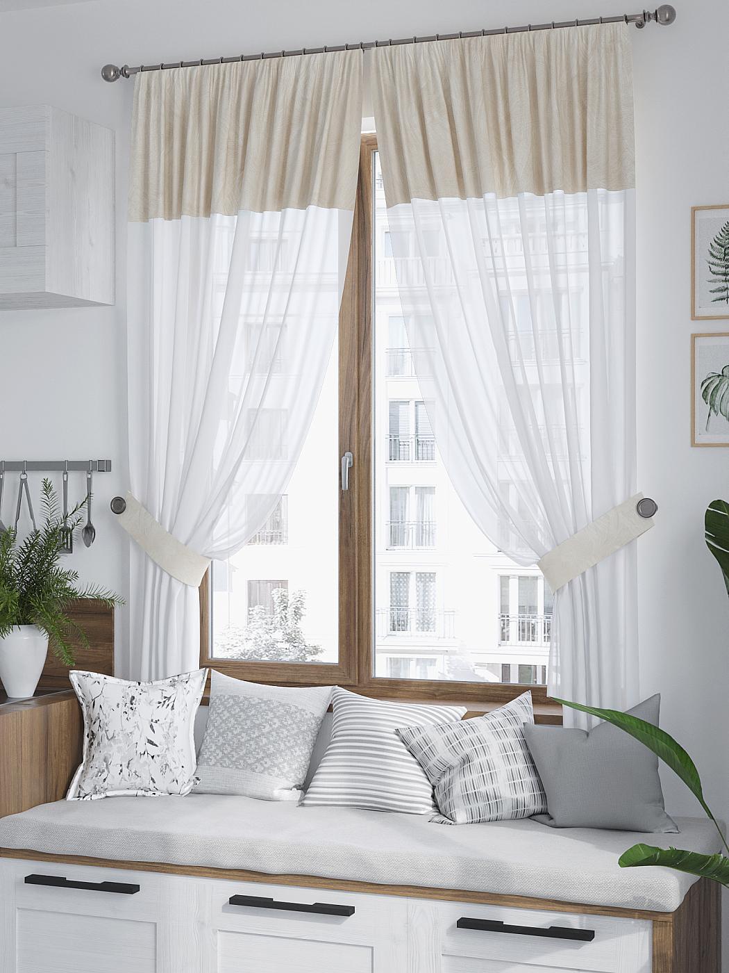 

Комплекты штор AT HOME / шторы в комнату 150х180 см / Ролитерс, 529262