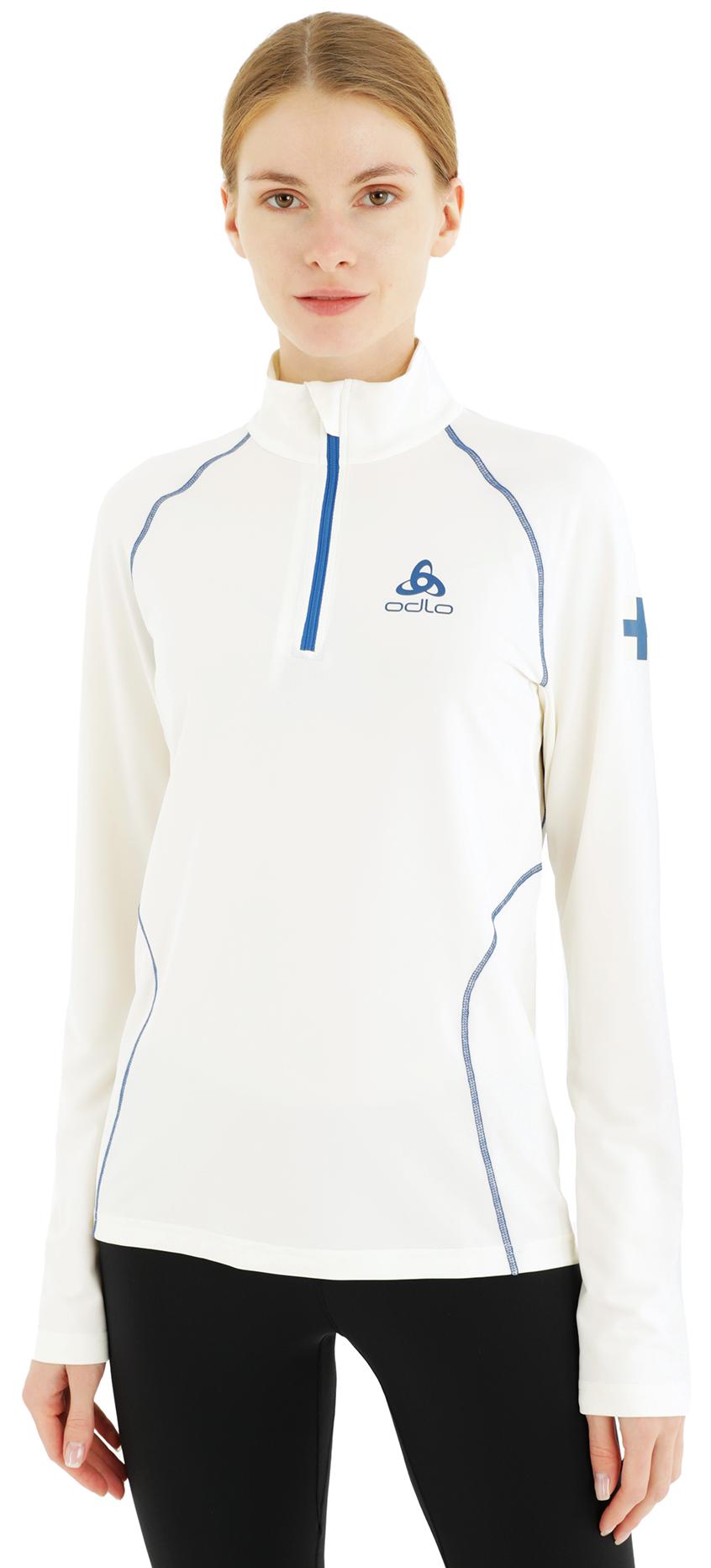 

Лонгслив женский Odlo Midlayer Olympia Women белый M, Midlayer Olympia Women