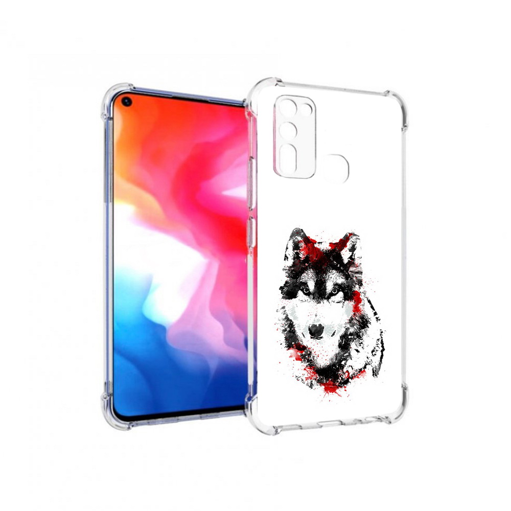 

Чехол MyPads Tocco для Vivo Y50 кровавый волк (PT226982.418.416), Прозрачный, Tocco