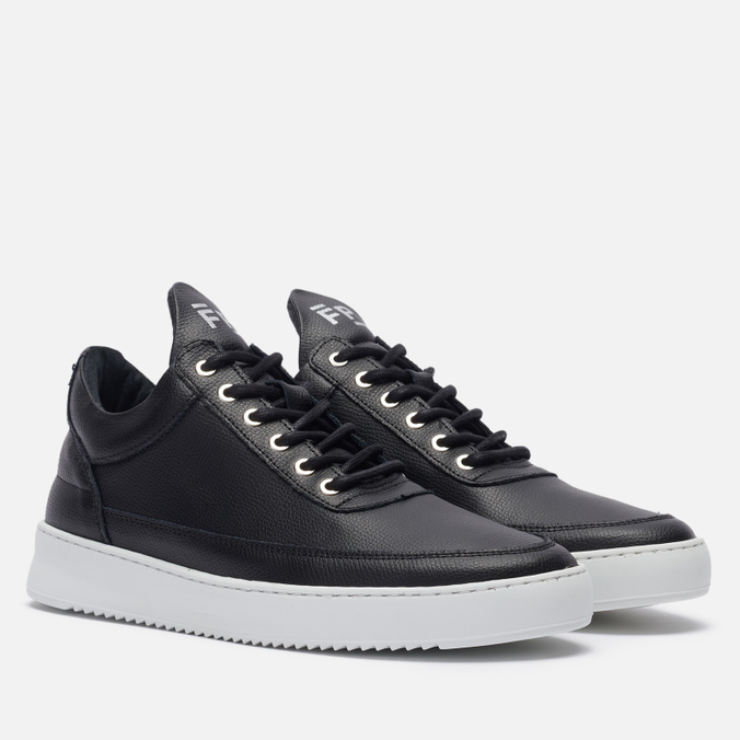 фото Кроссовки женские filling pieces low top crumbs черные 13 us