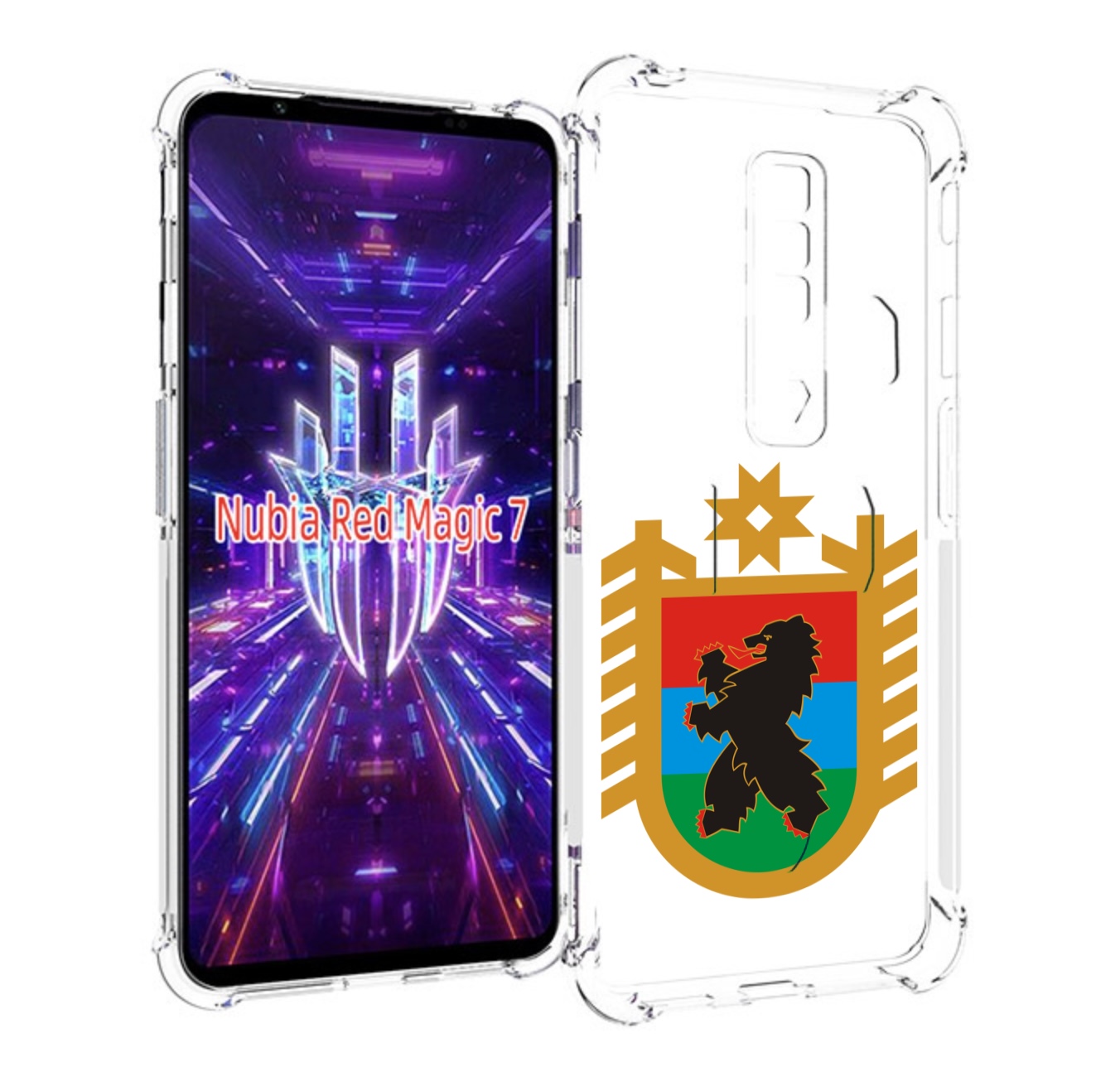 

Чехол MyPads герб-карелия-петрозаводск для ZTE Nubia Red Magic 7, Прозрачный, Tocco