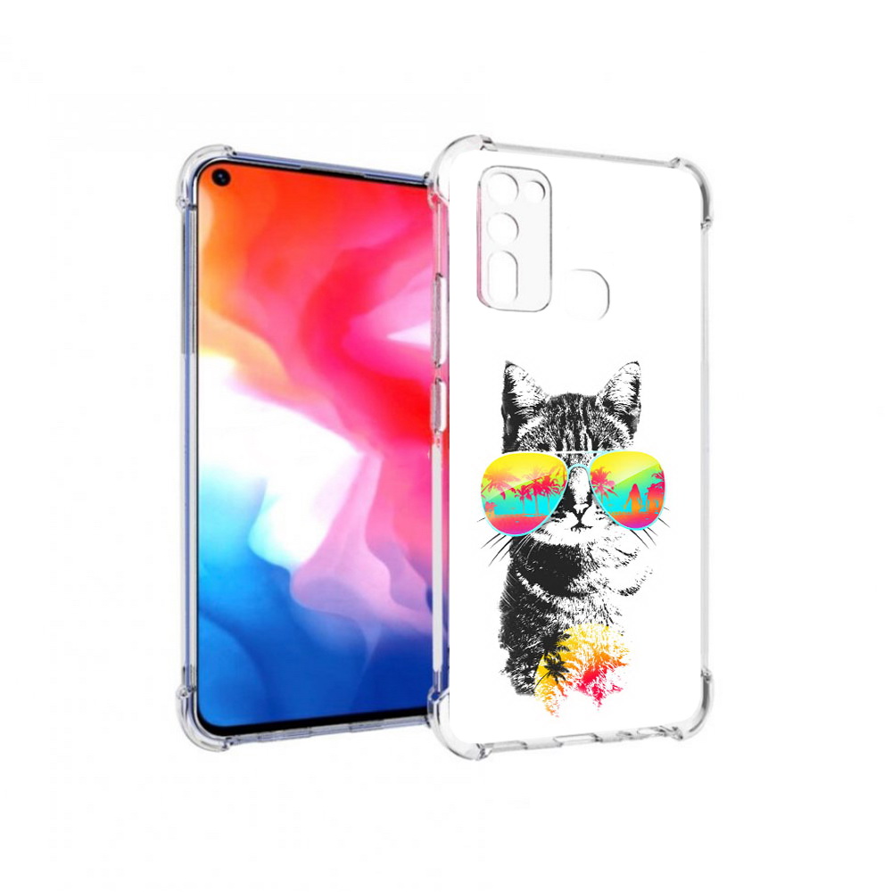 

Чехол MyPads Tocco для Vivo Y50 крутой кот (PT226982.418.425), Прозрачный, Tocco