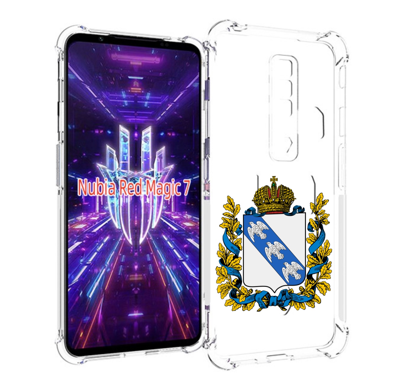 

Чехол MyPads герб-курская-область для ZTE Nubia Red Magic 7, Прозрачный, Tocco