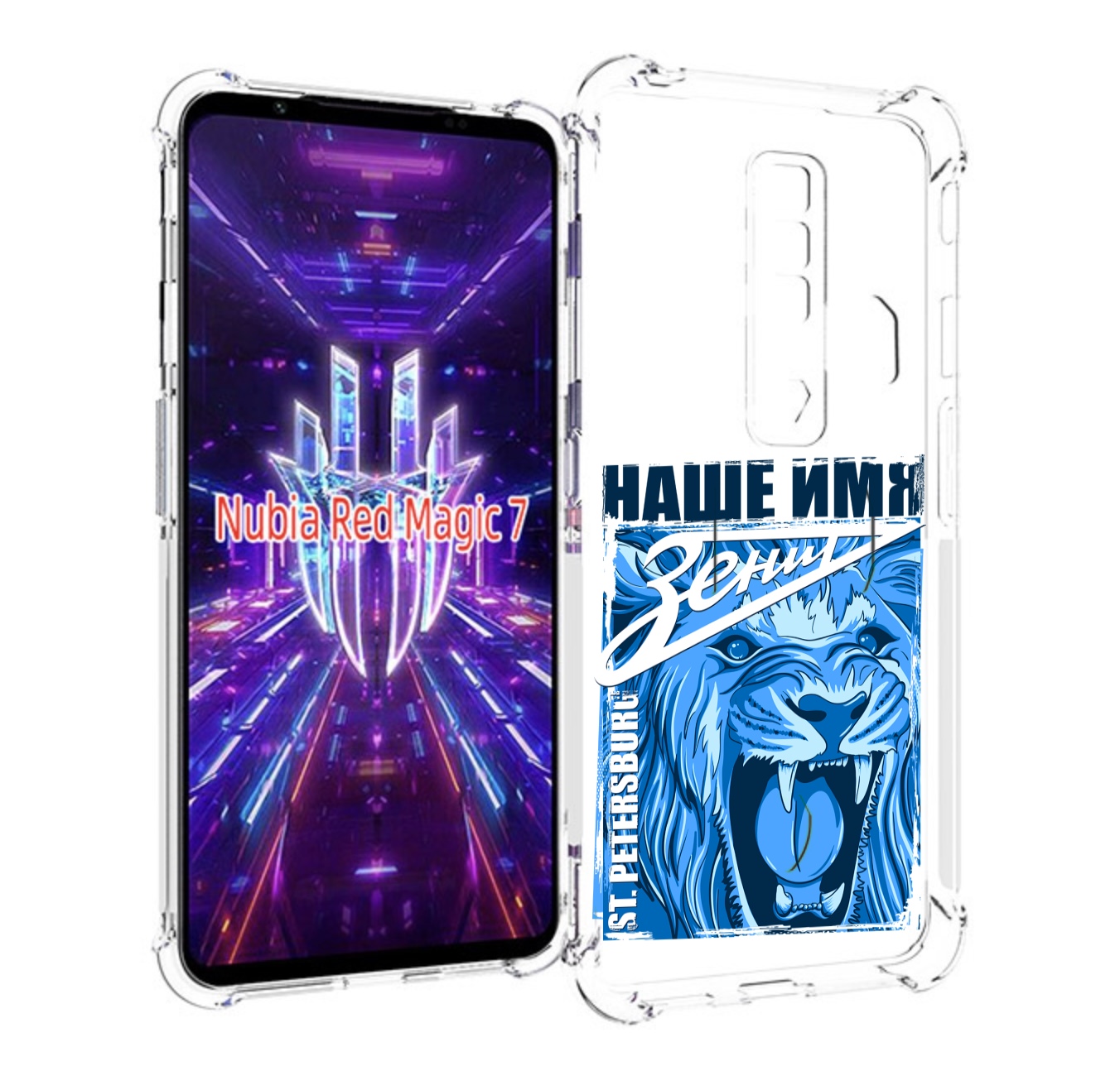 Чехол MyPads ФК наше имя зенит для ZTE Nubia Red Magic 7