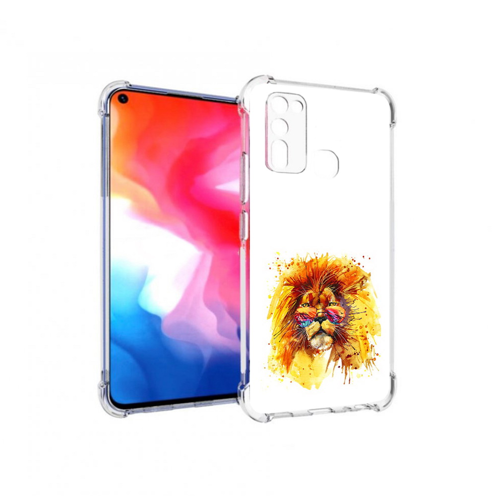 

Чехол MyPads Tocco для Vivo Y50 лев в очках (PT226982.418.436), Прозрачный, Tocco