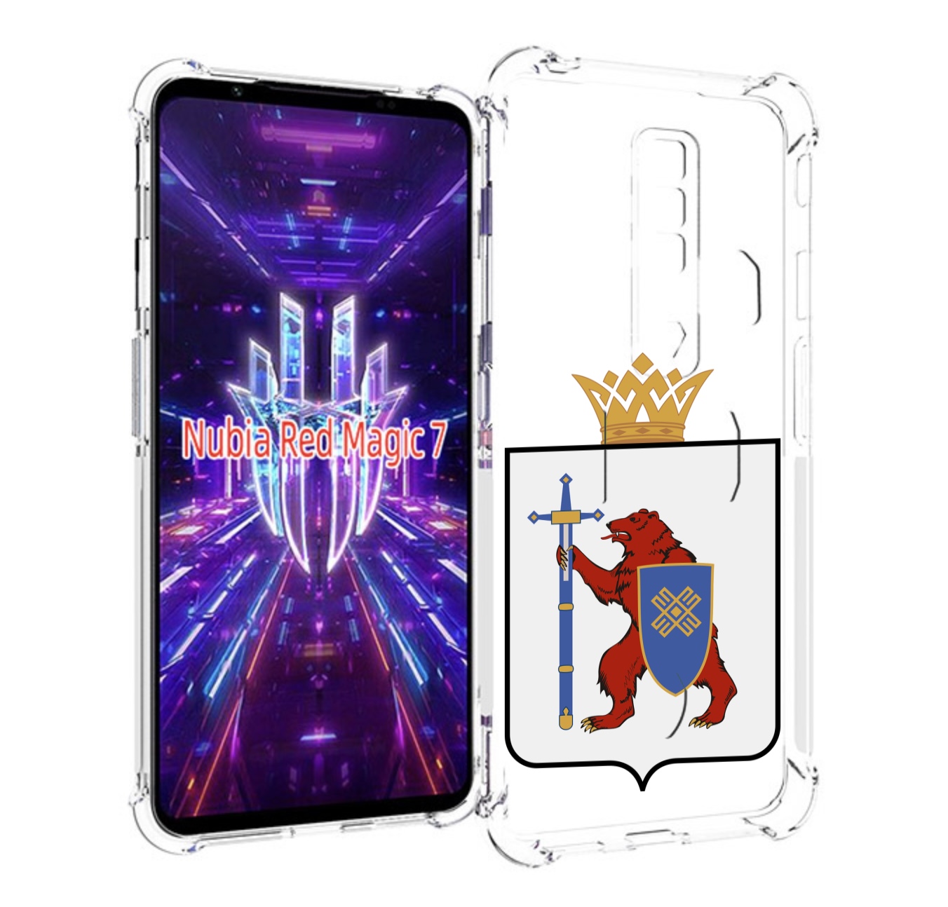 

Чехол MyPads герб-марии-эл-иошкар-ола для ZTE Nubia Red Magic 7, Прозрачный, Tocco