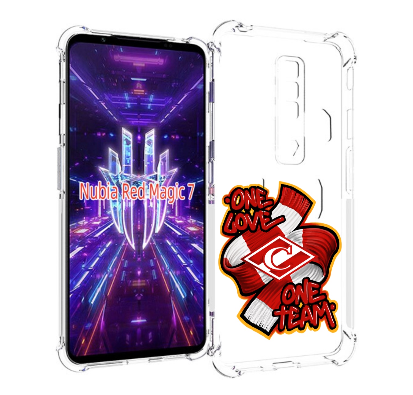 

Чехол MyPads ФК спарак 1 любовь для ZTE Nubia Red Magic 7, Прозрачный, Tocco