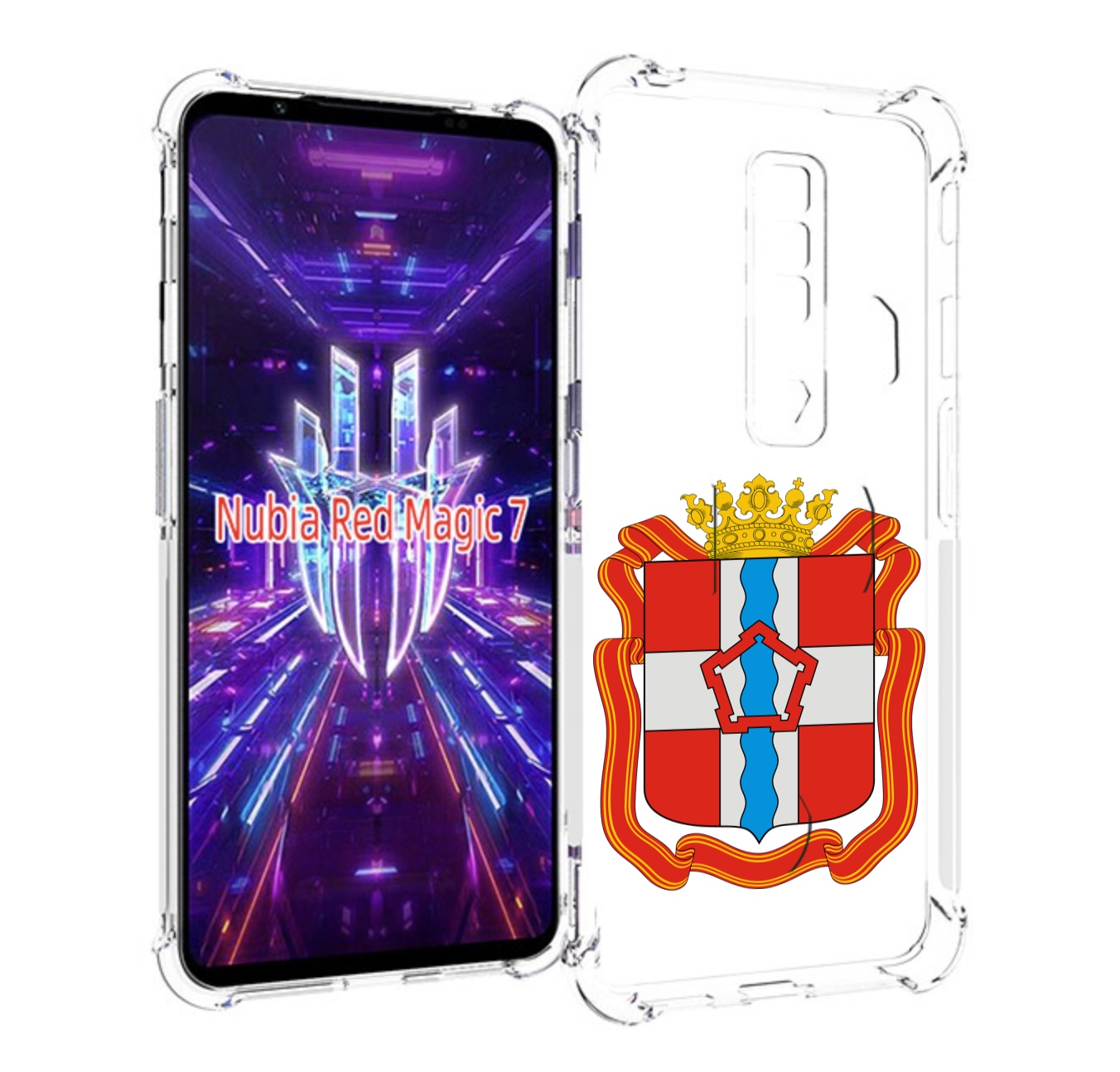 

Чехол MyPads герб-омскои-области для ZTE Nubia Red Magic 7, Прозрачный, Tocco