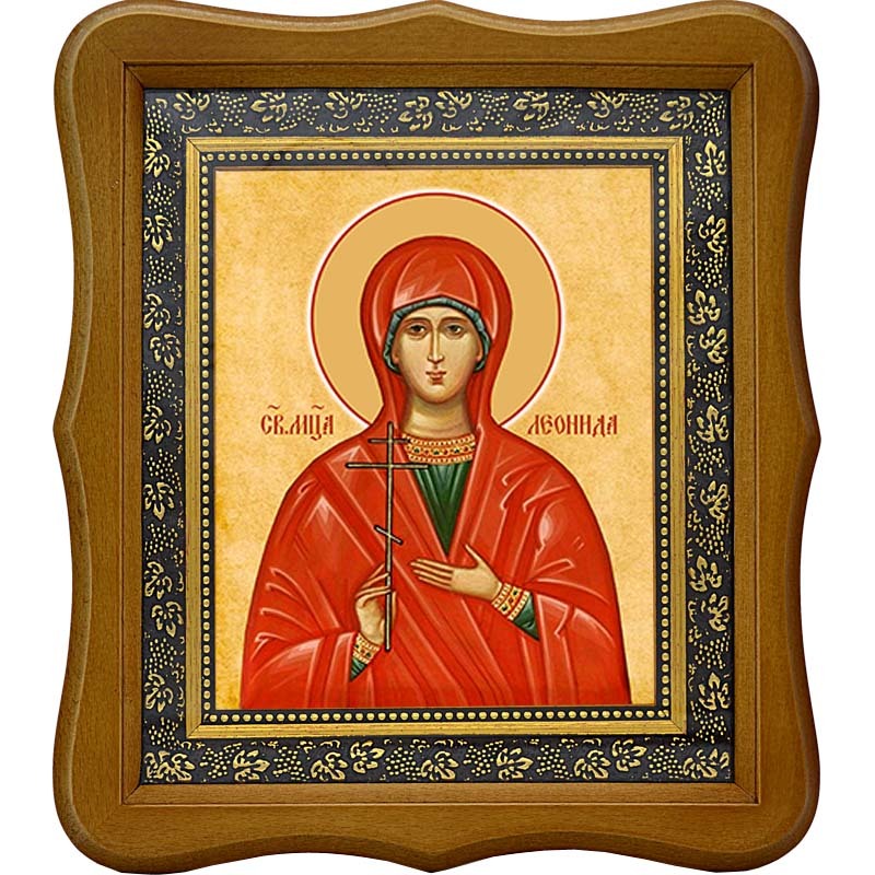 

Леонида Сирийская мученица. Икона на холсте.