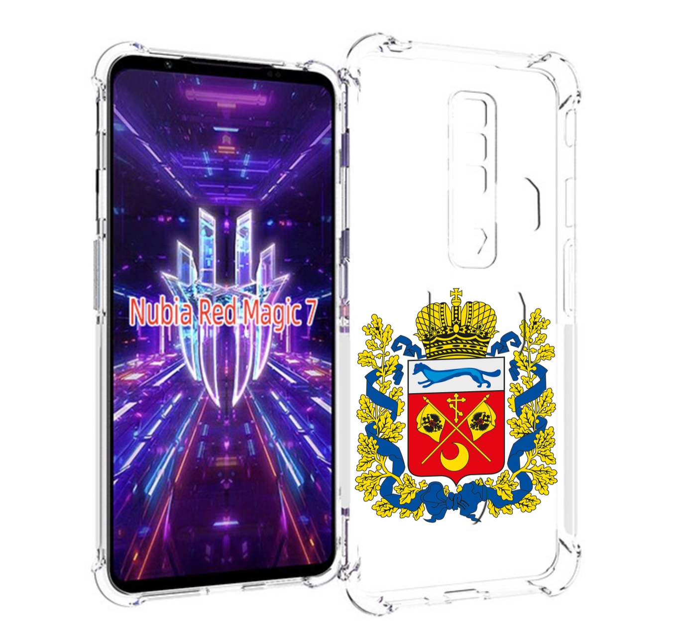 

Чехол MyPads герб-оренбургская-область для ZTE Nubia Red Magic 7, Прозрачный, Tocco