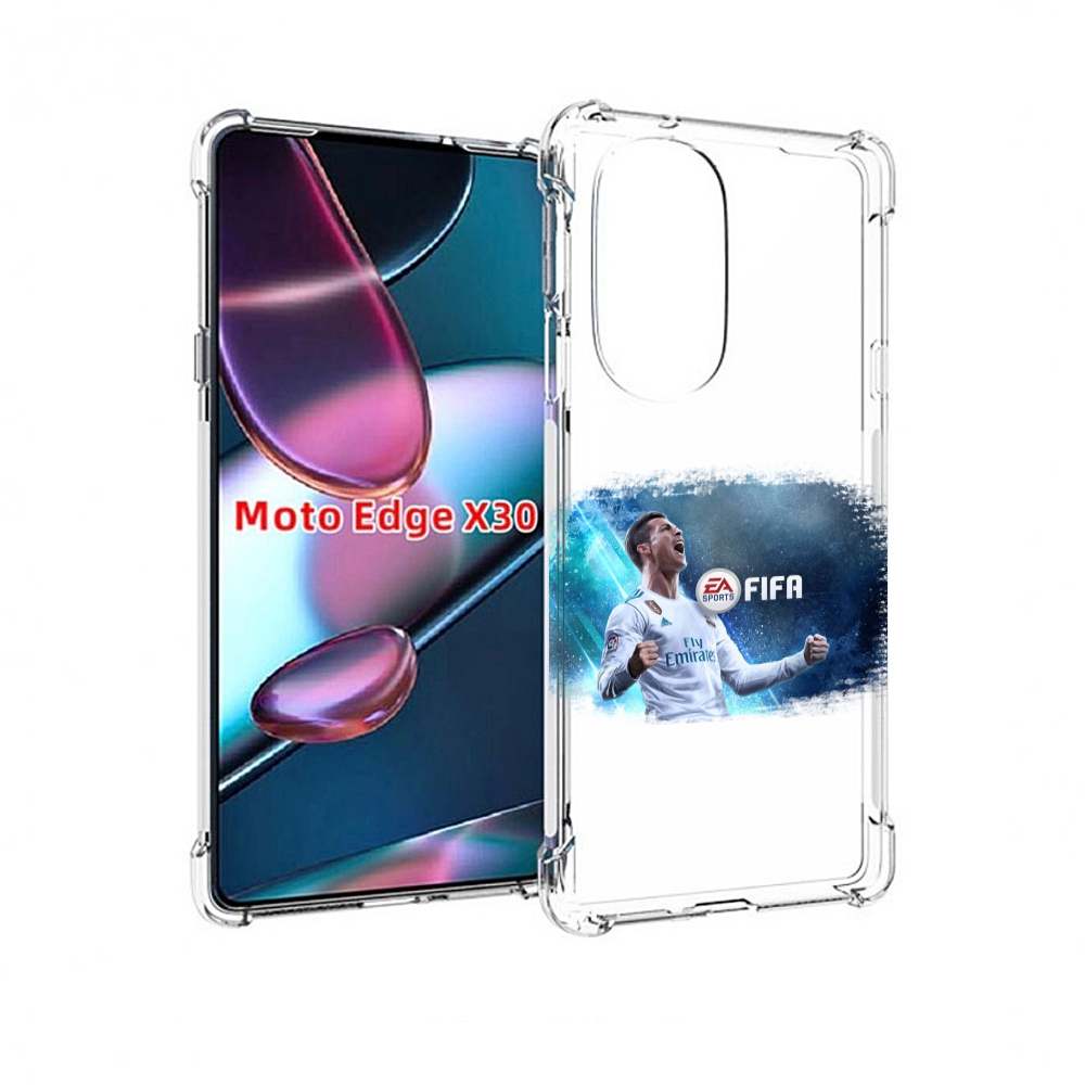 

Чехол MyPads FiFA логотип для Motorola Moto Edge X30, Прозрачный, Tocco