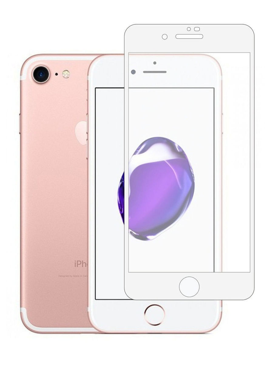 Защитное стекло MIVO для IPhone 7/8Plus-5.5 White