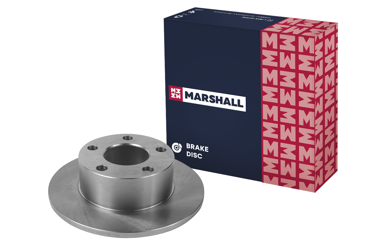 

Тормозной диск MARSHALL Autoparts задний для Audi 100 C4 86-/Volkswagen Passat 96 M2000413, M2000413