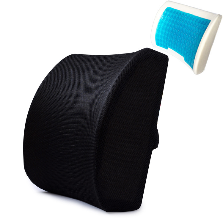 

Подушка для спины на стул ортопедическая ДИКК Pillow15, Черный, Pillow