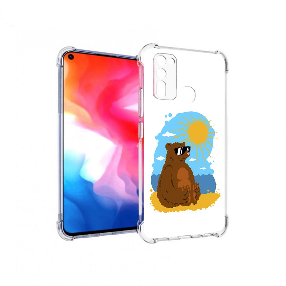 

Чехол MyPads Tocco для Vivo Y50 медведь на чиле (PT226982.418.468), Прозрачный, Tocco