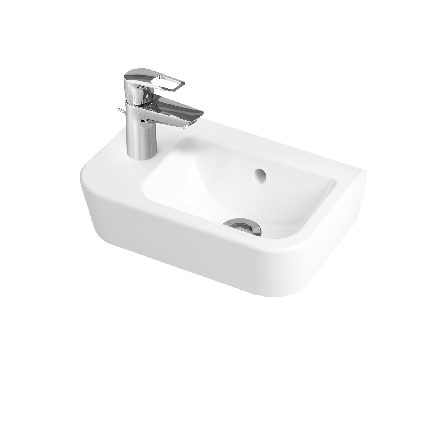 

Комплект 2 в 1 Lavinia Boho One 21510476, подвесная фарфоровая раковина 37 см