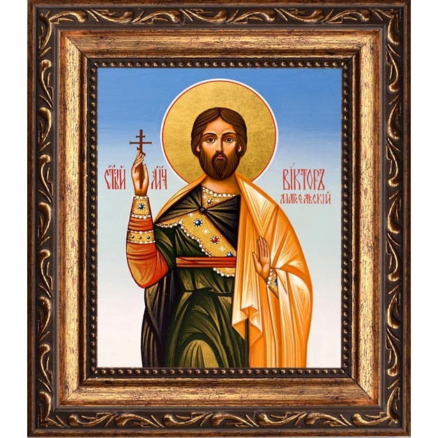 

Виктор Марсельский мученик. Икона на холсте.