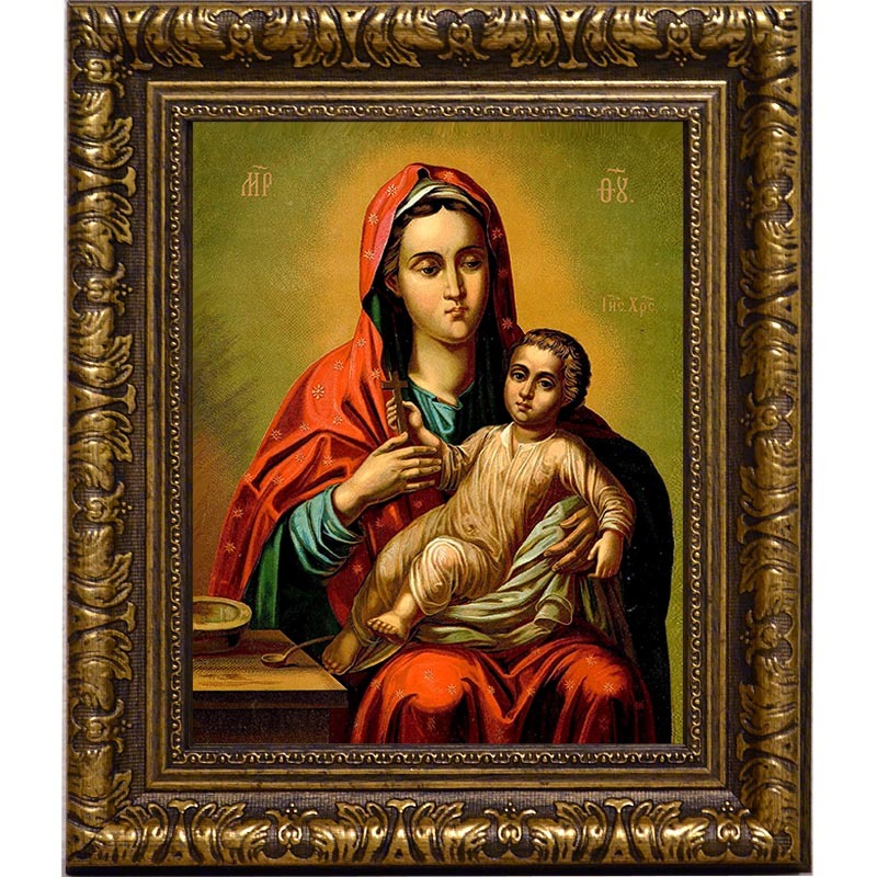 

Козельщанская икона Божьей Матери на холсте.