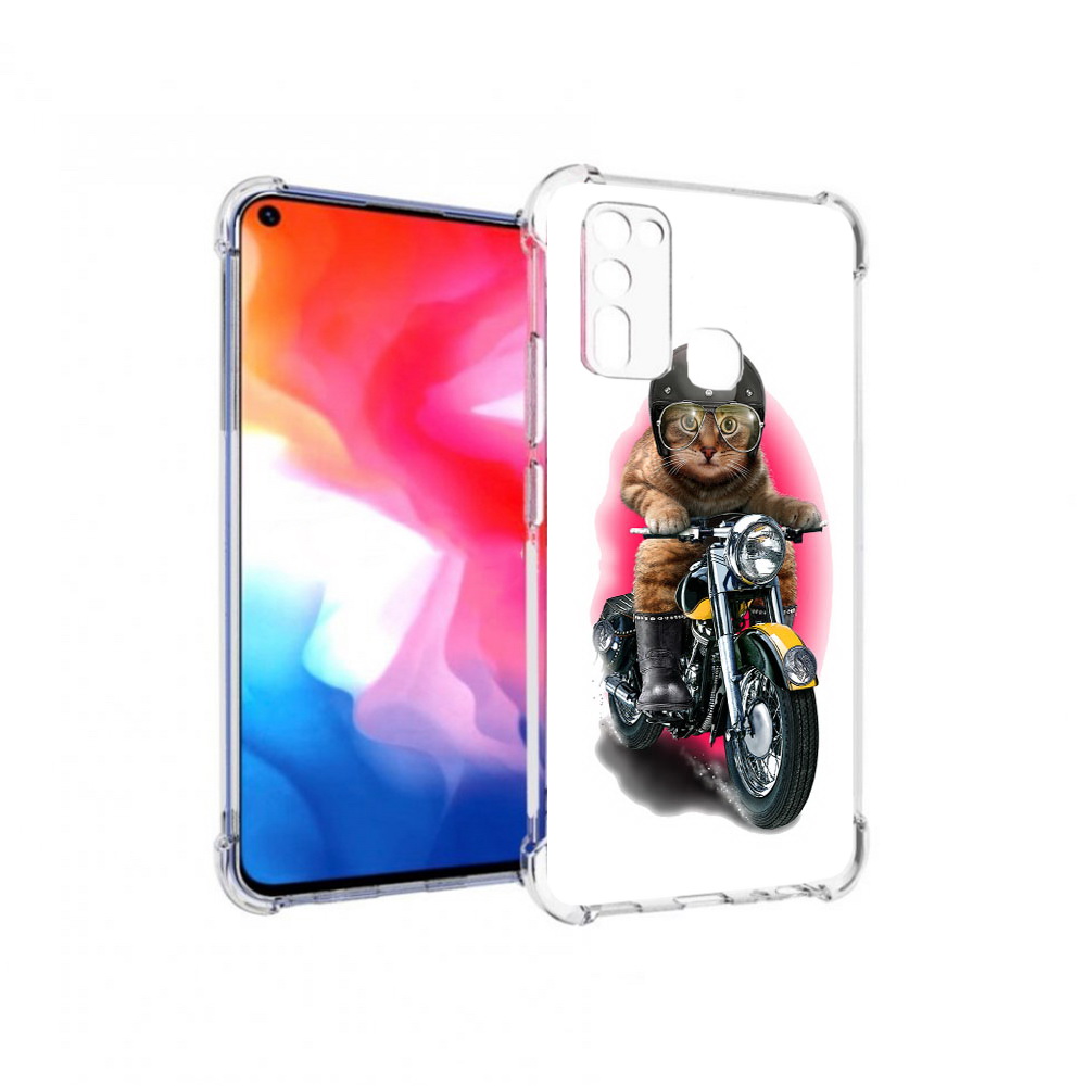 

Чехол MyPads Tocco для Vivo Y50 мото-кот (PT226982.418.485), Прозрачный, Tocco