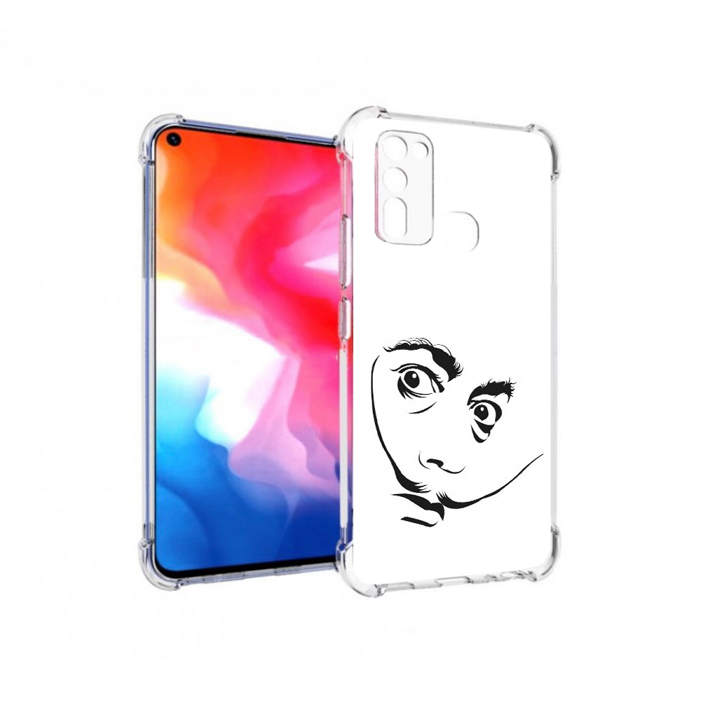 

Чехол MyPads Tocco для Vivo Y50 мужчина с длинными усами (PT226982.418.487), Прозрачный, Tocco