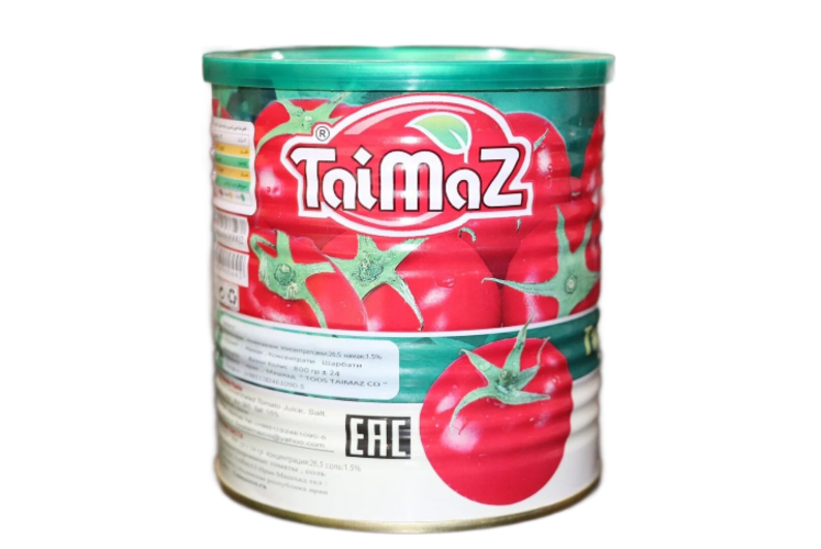 Томатная паста Taimaz 800 г 450₽