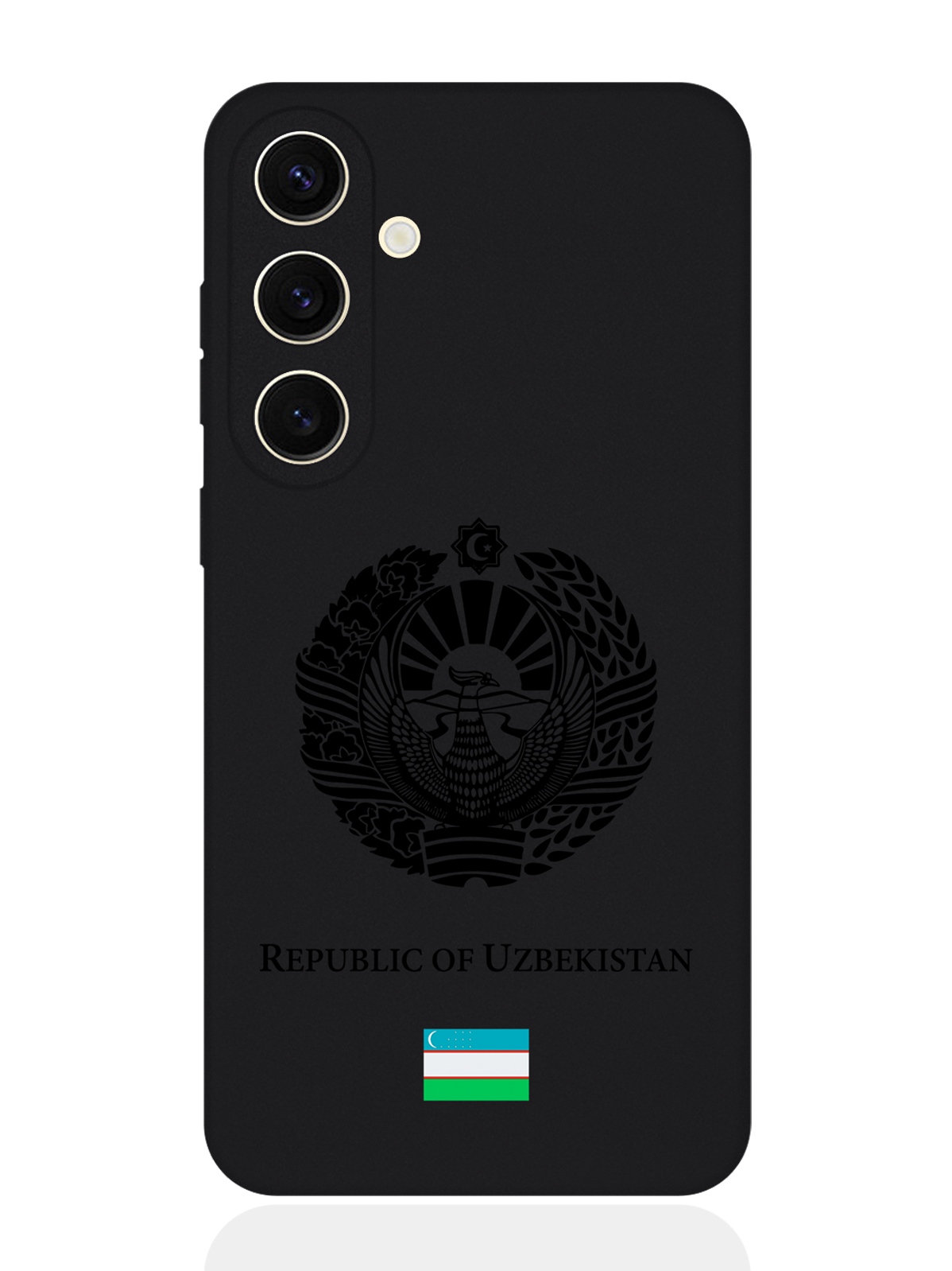

Чехол SignumCase для Samsung S24 Черный лаковый Герб Узбекистана, Samsung