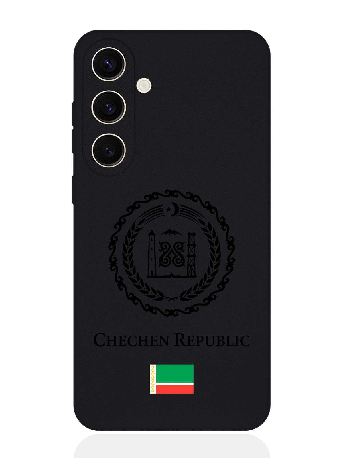 

Чехол SignumCase для Samsung S24 Черный лаковый Герб Чечни, Samsung