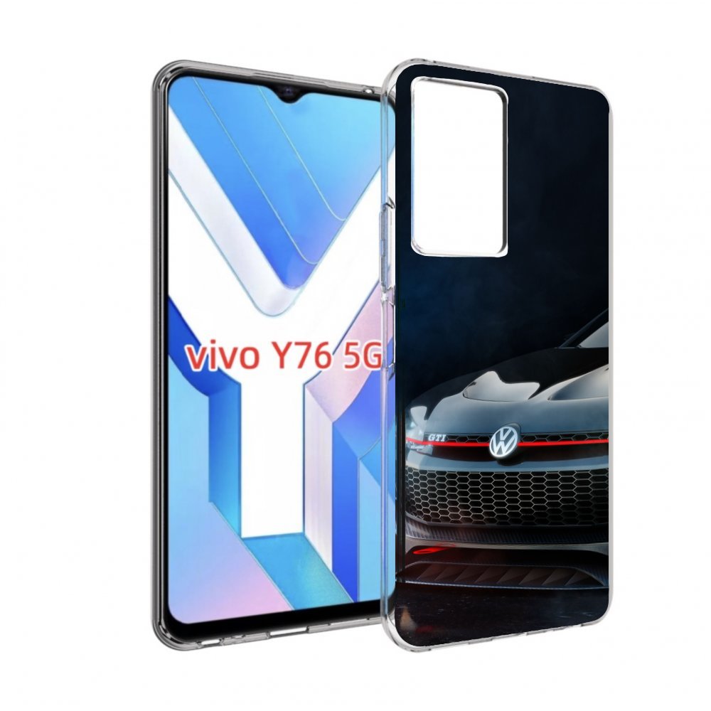 

Чехол Mypads Volkswagen 2 Мужской Для Vivo Y76 5G, Прозрачный, Tocco