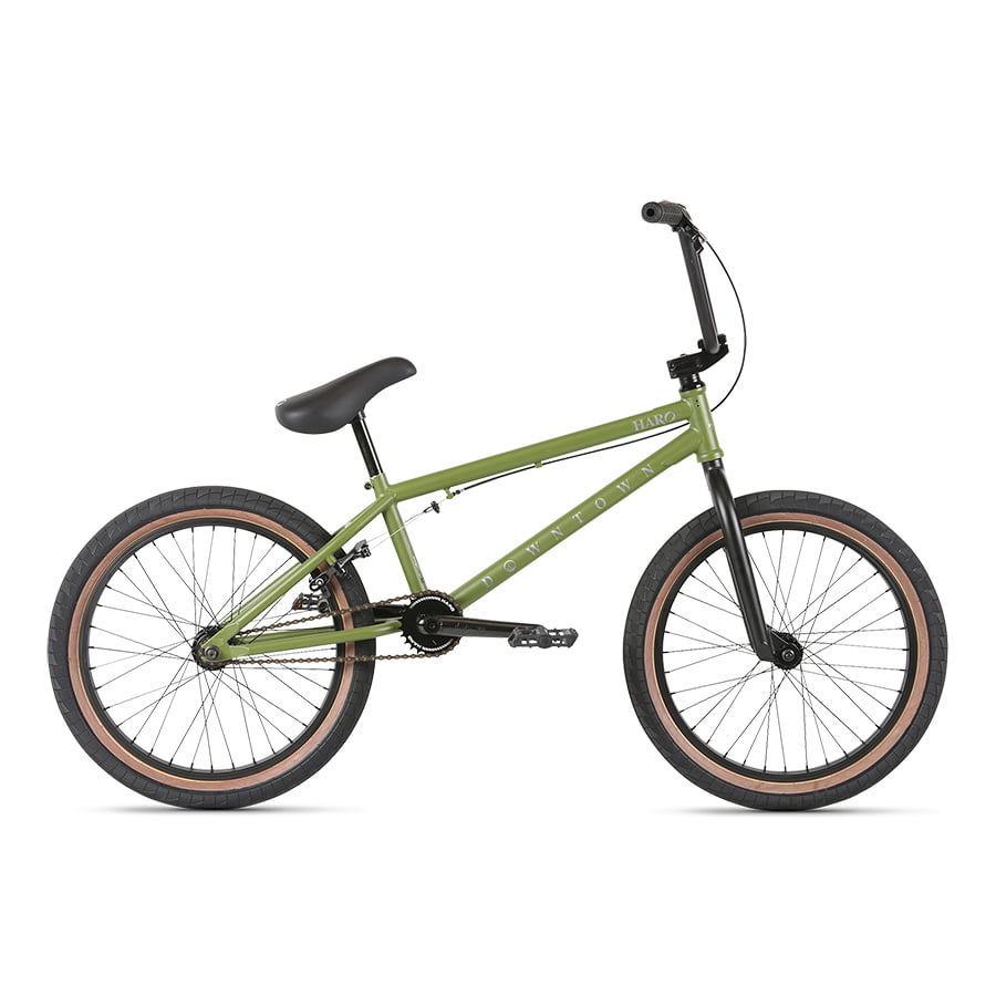 фото Велосипед haro 20" downtown bmx 20,5" матовый оливковый (21322)