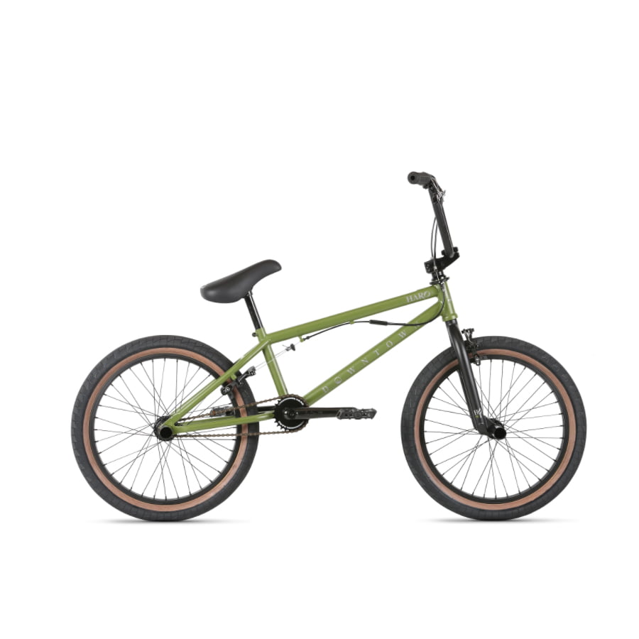 фото Велосипед haro 20" downtown dlx bmx 20,5" матовый оливковый (21342)