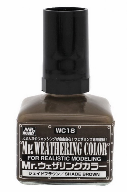 фото Смывка gunze sangyo mr.weathering color shade brown wc18